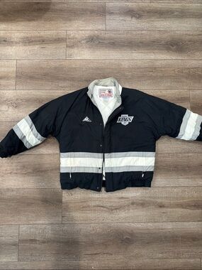 Apex One White Quilted NHL Label Jacket